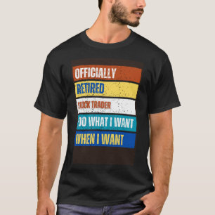 Ruhestandsrückzahlungs-Rentenkasse Stock Tra T-Shirt