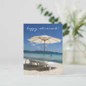 Ruhestandssitze Postkarte (Stehend Vorderseite)