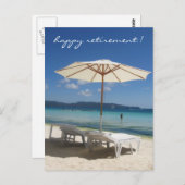 Ruhestandssitze Postkarte (Vorne/Hinten)