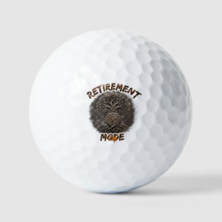 Ruhestandsstimmung auf golfball