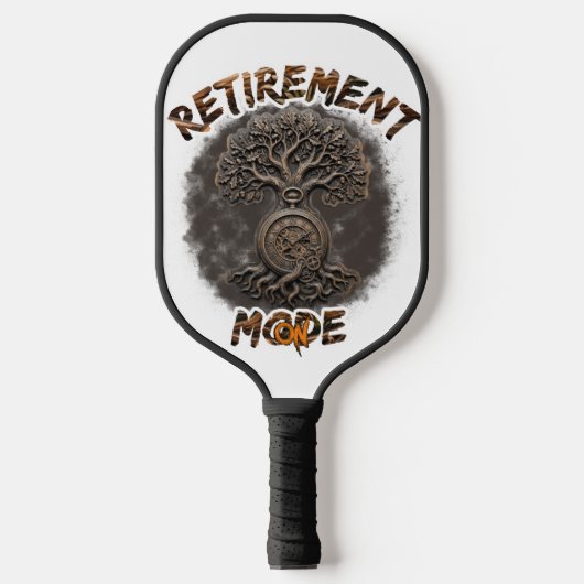 Ruhestandsstimmung auf pickleball schläger (Vorderseite)