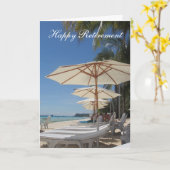 Ruhestandstühle Karte (Gelbe Blume)