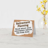 Ruhestandsvorsorge (2) karte (Gelbe Blume)