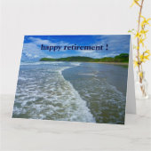 Ruhestandswellen Karte (Gelbe Blume)