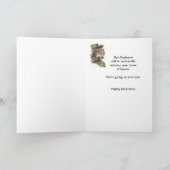 Ruhestandszeit, Eichhörnchen, Nüsse Karte (Innenseite)