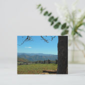 Ruhestätte am Berg Postkarte (Stehend Vorderseite)