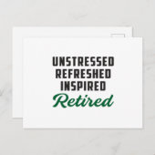 Ruhestätte Großvater Ruhestand Funny Gift Idee Postkarte (Vorne/Hinten)
