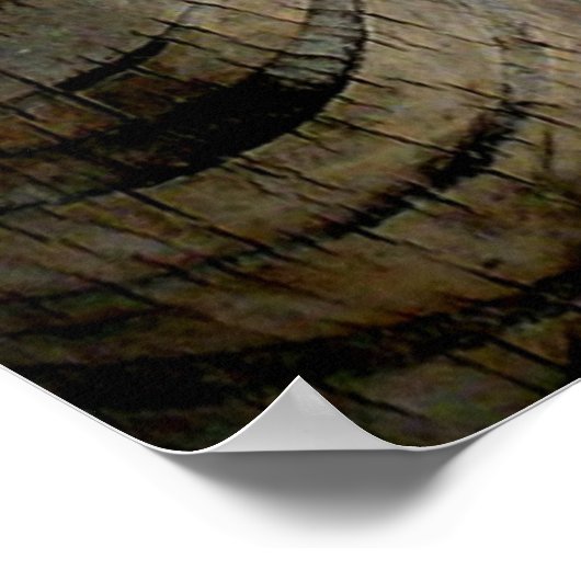 Ruhestätte - Hängematte am Strand Poster (Ecke)