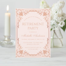 Ruhestätte Party Elegante Rosa Rose Gold Feminine