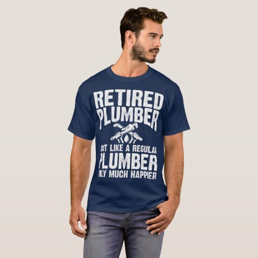 Ruhestätte Plumber Bekleidung Top Funny Geschenke  (Vorne ganz)