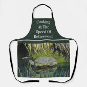 Ruhestätte Turtle Lake Foto Reflektion der Natur Schürze (Vorderseite)