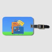 Ruhestätte, verpackt und bereit zum Gehen Gepäckanhänger (Vorderseite (Horizontal))