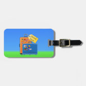 Ruhestätte, verpackt und bereit zum Gehen Gepäckanhänger (Vorderseite horizontal)