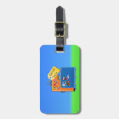 Ruhestätte, verpackt und bereit zum Gehen Gepäckanhänger (Vorderseite vertikal)