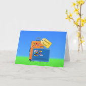 Ruhestätte, verpackt und bereit zum Gehen Karte (Gelbe Blume)