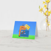 Ruhestätte, verpackt und bereit zum Gehen Karte (Gelbe Blume)