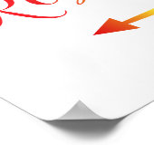 Ruhestätten Verlassen Pfeil-Zeichen-LGBTQ Poster (Ecke)