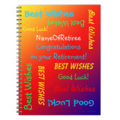 Ruhestättenbuch, Vivid Rainbow Notizblock (Vorderseite)