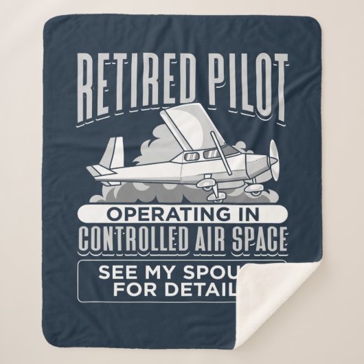Ruhestättigter Pilot im kontrollierten Luftraum Sherpadecke (Vorderseite)