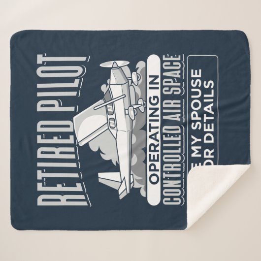 Ruhestättigter Pilot im kontrollierten Luftraum Sherpadecke (Vorderseite (Horizontal))