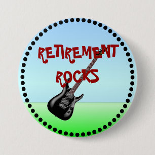 Ruhestücke mit schwarzem Rahmen Button