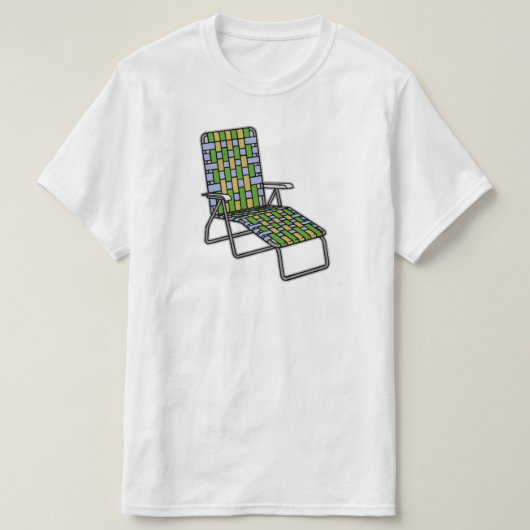 Ruhestuhl Chaise Lounge T-Shirt (Design vorne)