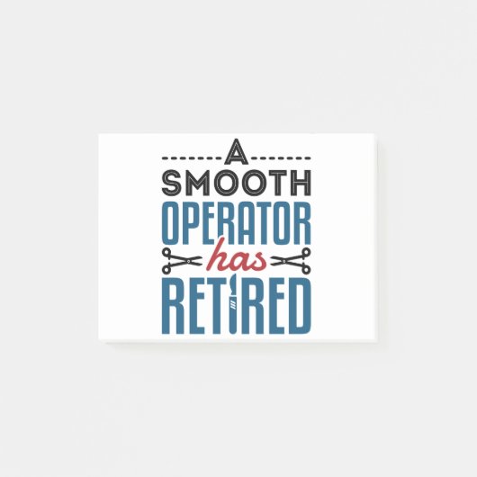 Ruhesuchende Chirurgin Ein leiser Bediener hat sic Post-it Klebezettel (Vorderseite)