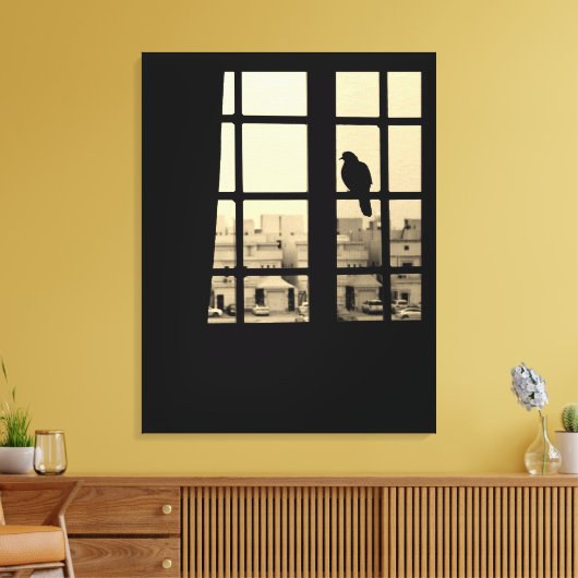 Ruhetaube Leinwanddruck (Insitu (Wohnzimmer))