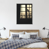 Ruhetaube Leinwanddruck (Insitu (Schlafzimmer))