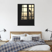 Ruhetaube Leinwanddruck (Insitu (Schlafzimmer))