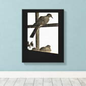 Ruhetauben Leinwanddruck (Insitu (Holzboden))