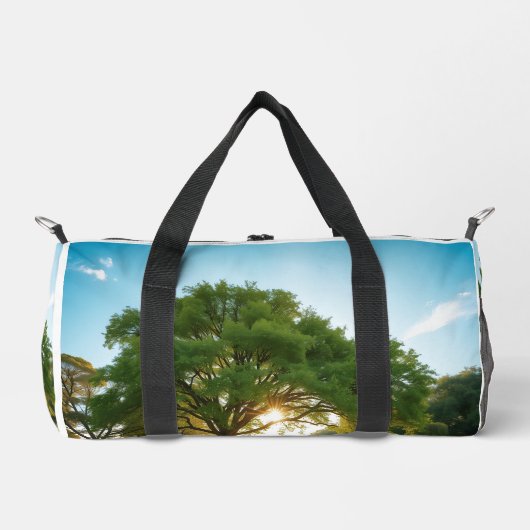 Ruhezeit mit einem großen Baum Duffle Bag (Vorderseite)