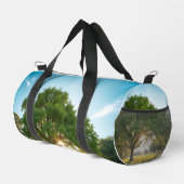 Ruhezeit mit einem großen Baum Duffle Bag (Rechte Ecke)