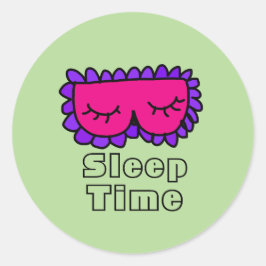 Ruhezeit Runder Aufkleber