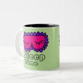 Ruhezeit Zweifarbige Tasse (Vorderseite Links)