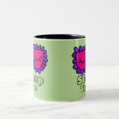 Ruhezeit Zweifarbige Tasse (Mittel)