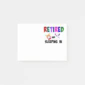 Ruhezustand und Schlafen Post-it Klebezettel (Vorderseite)