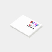 Ruhezustand und Schlafen Post-it Klebezettel (angewinkelt)