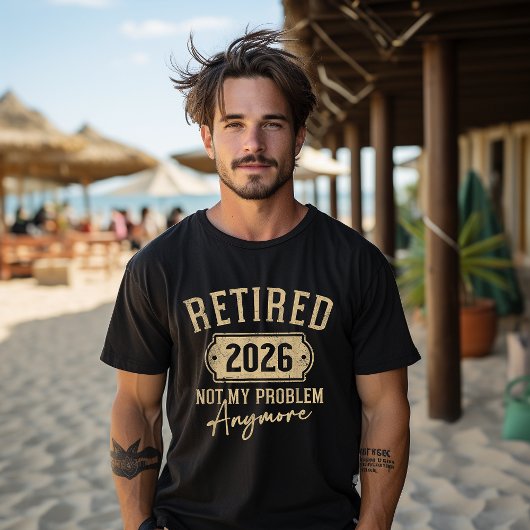 Ruhig 2026 Nicht mein Problem noch mehr lustig müd T-Shirt