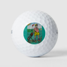 Ruhig Alte Furz Golfspielen - Golfball