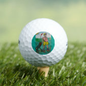 Ruhig Alte Furz Golfspielen - Golfball (Insitu T-Shirt)