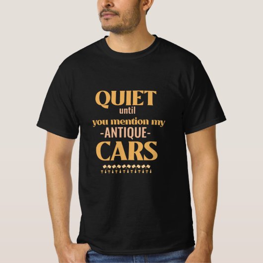 Ruhig, bis du meine Oldtimer erwähnst T-Shirt (Vorderseite)