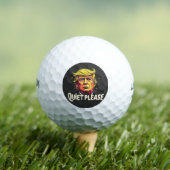 Ruhig bitte Trump Kamala Präsident Debatte Golfball (Insitu T-Shirt)