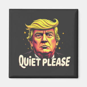Ruhig bitte Trump Kamala Präsident Debatte Magnet