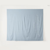 Ruhig Blau Frisch Vermählt Wandteppich (Vorderseite (Horizontal))