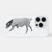 Ruhig Bleiben iPhone Hülle (Rückseite (Horizontal))