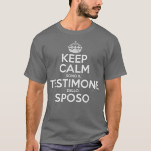 Ruhig bleiben Zeuge des Junggesellenabschieds-Gesc T-Shirt