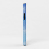 Ruhig Custom Sky Dreams Wasserfarbe Blau & Weiß Case-Mate iPhone Hülle (Hinten/Rechts)