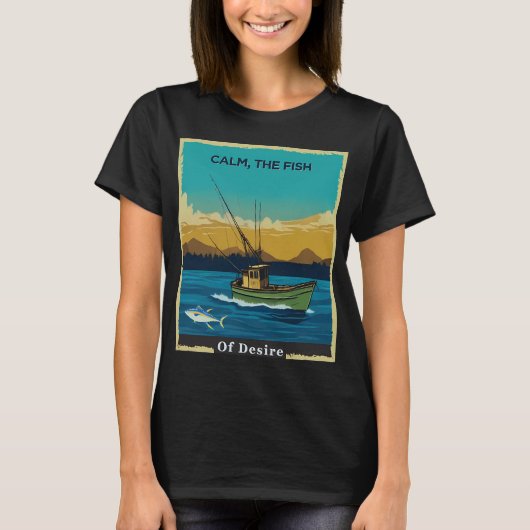 ruhig, der Fisch der Begierde T-Shirt (Vorderseite)
