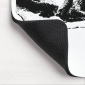 Ruhig dort, wo Sie arbeiten Mousepad (Ecke)